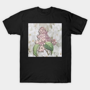 Lilacs White & Purple Spring & Summer Home Decor & Gifts T-Shirt